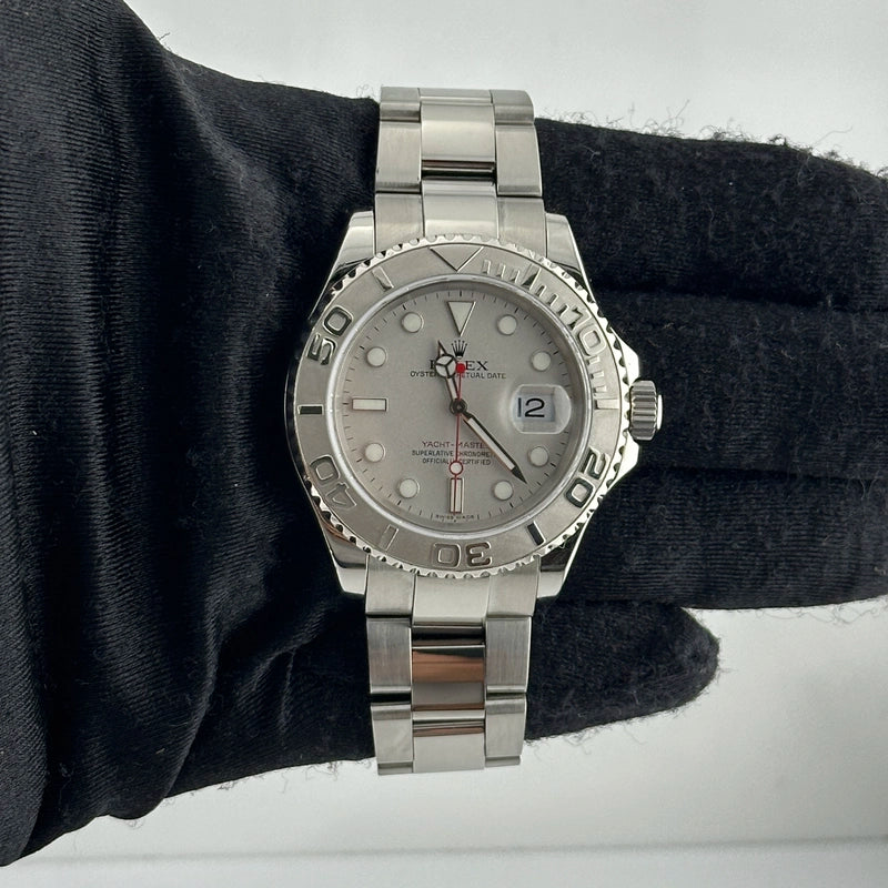 Rolex Yacht Master Silver Dial on Oyster Ref 16622 with Papers 2004