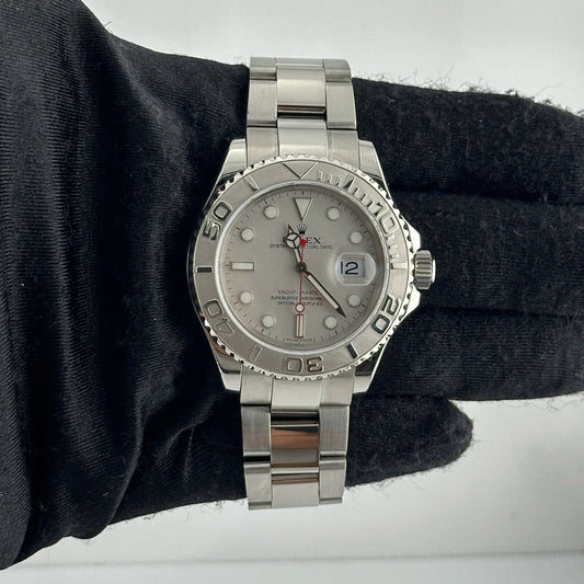 Rolex Yacht Master Silver Dial on Oyster Ref 16622 with Papers 2004