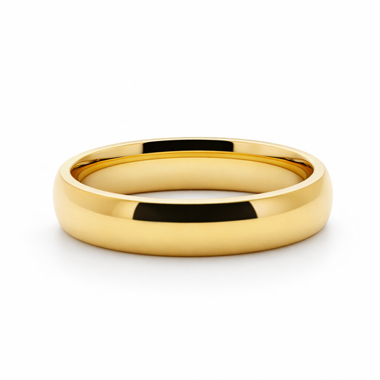 14k Yellow Gold Wedding Band Jewelry Size 5.5 - Fine Jewelry | Bust Down & Co