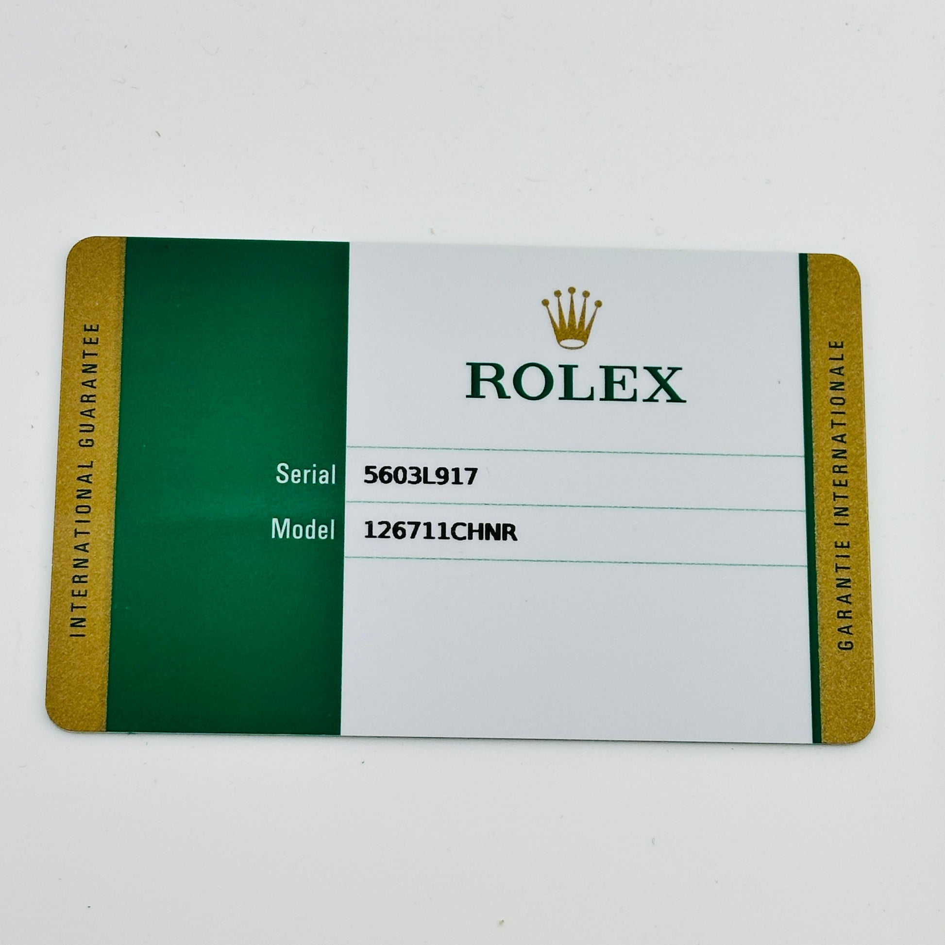 Rolex GMT-Master II "Root Beer" Black Dial on Oyster Bracelet Ref. 126711CHNR Card 2019 — view 7