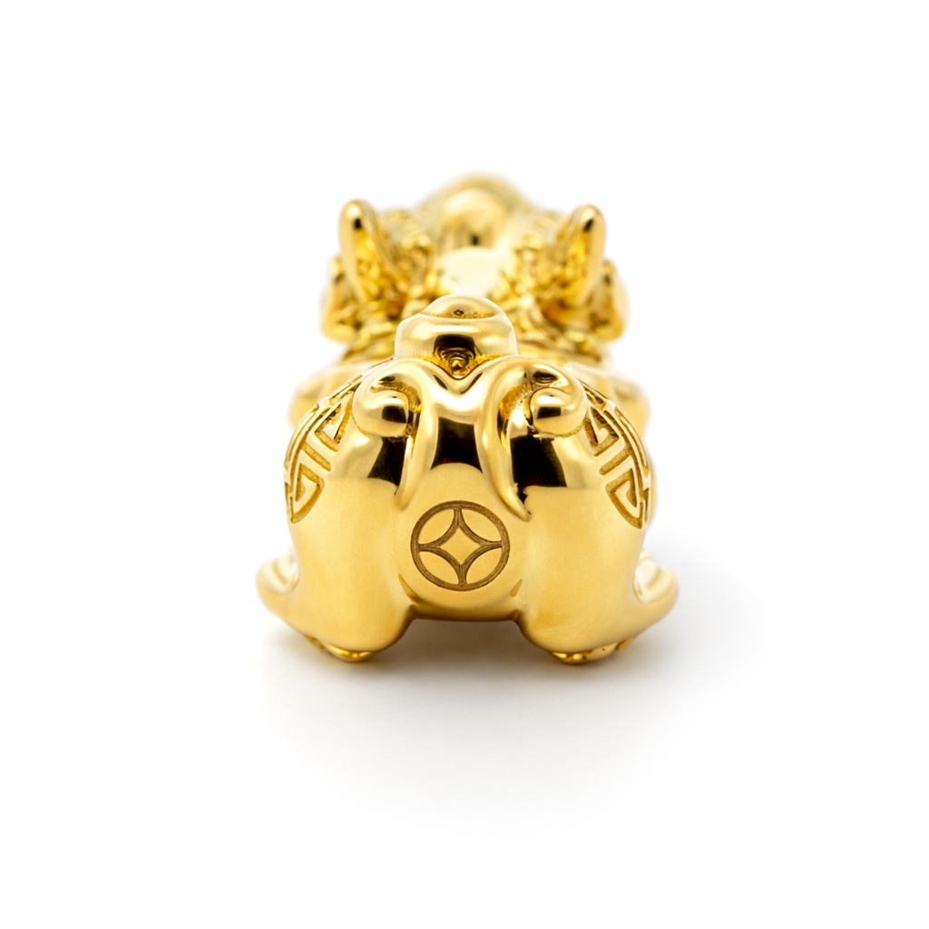 18k Yellow Gold Phu Dog Pendant - Fine Jewelry | Bust Down & Co