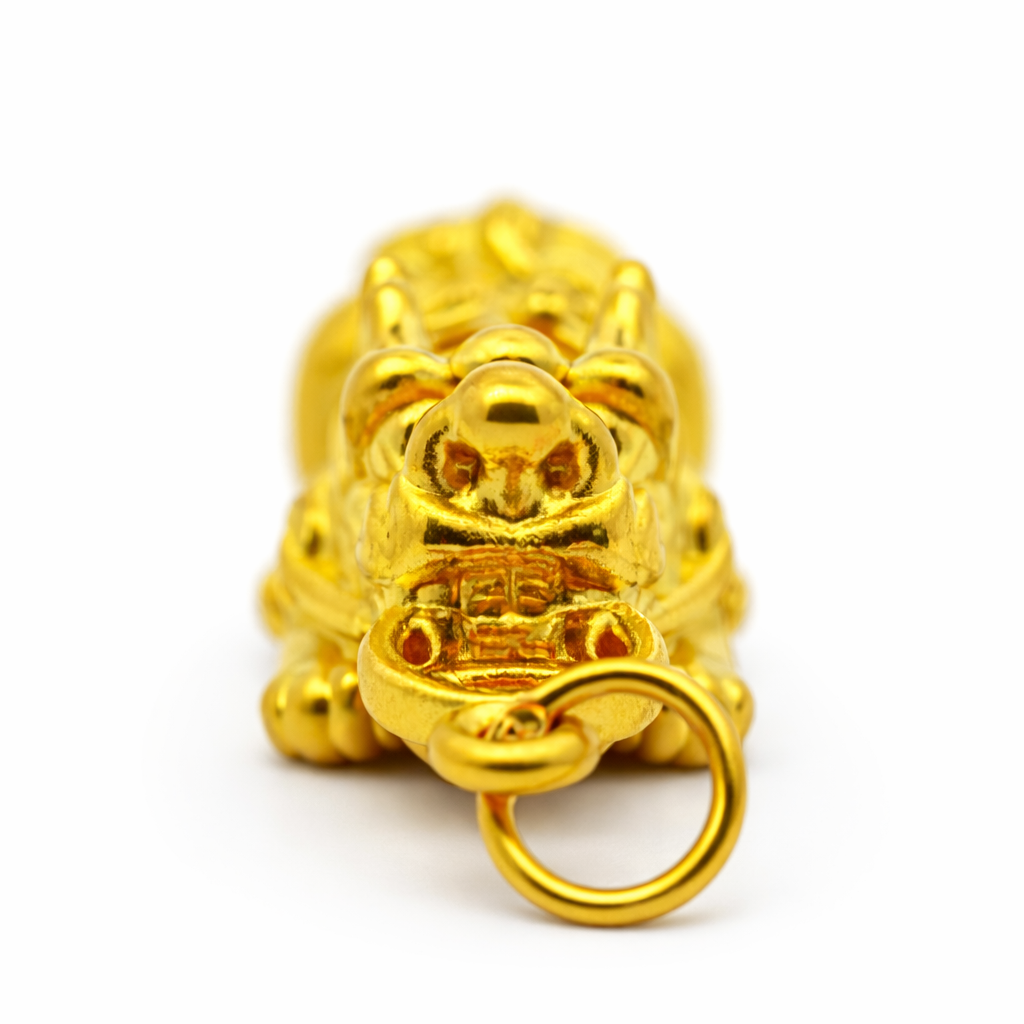 24k Yg #980-83 Phu Dog Pendant - Fine Jewelry | Bust Down & Co
