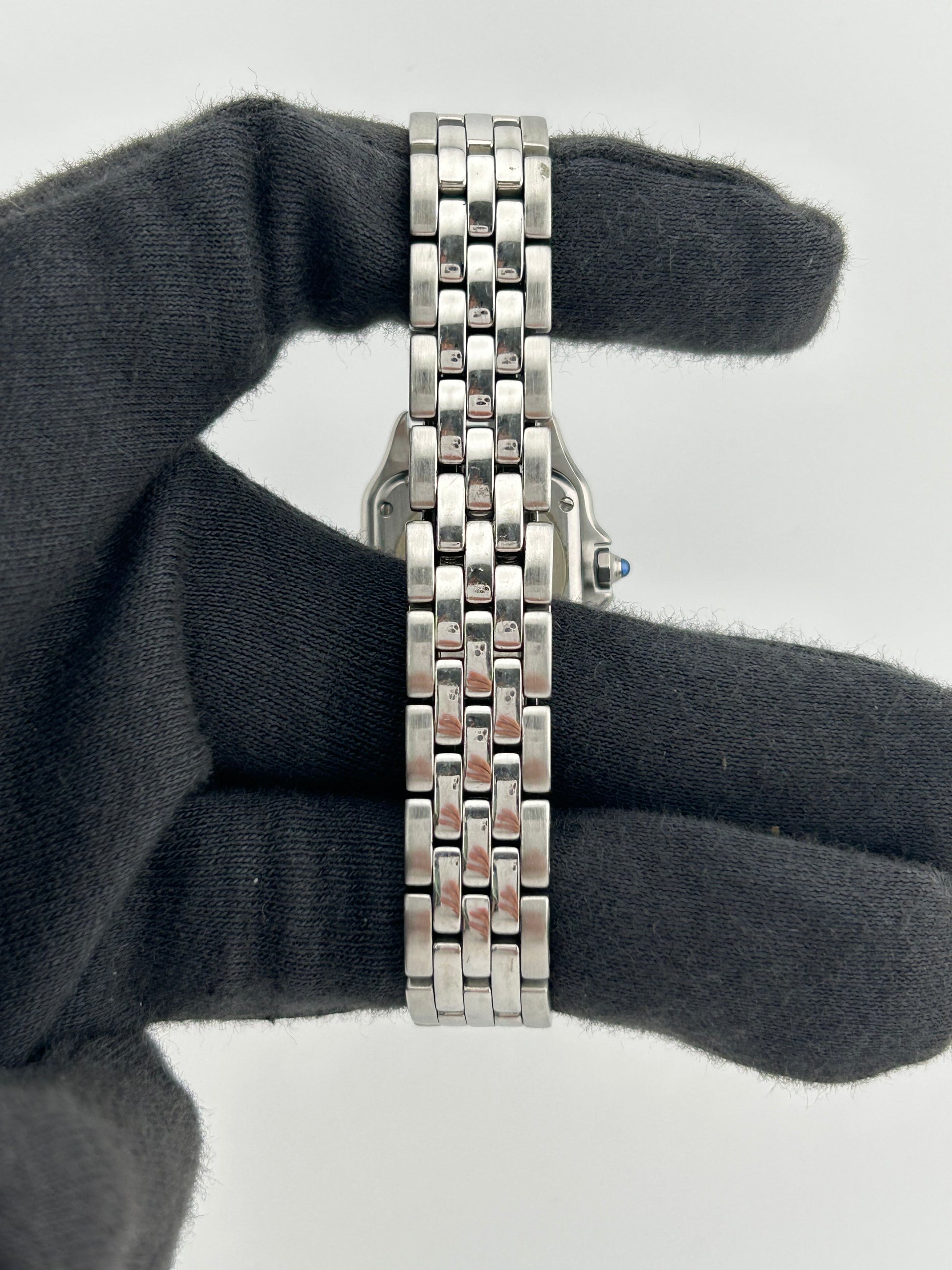 Cartier Panthere White Roman Numerals Dial on Stainless Steel Ref. W25033P5 — view 4