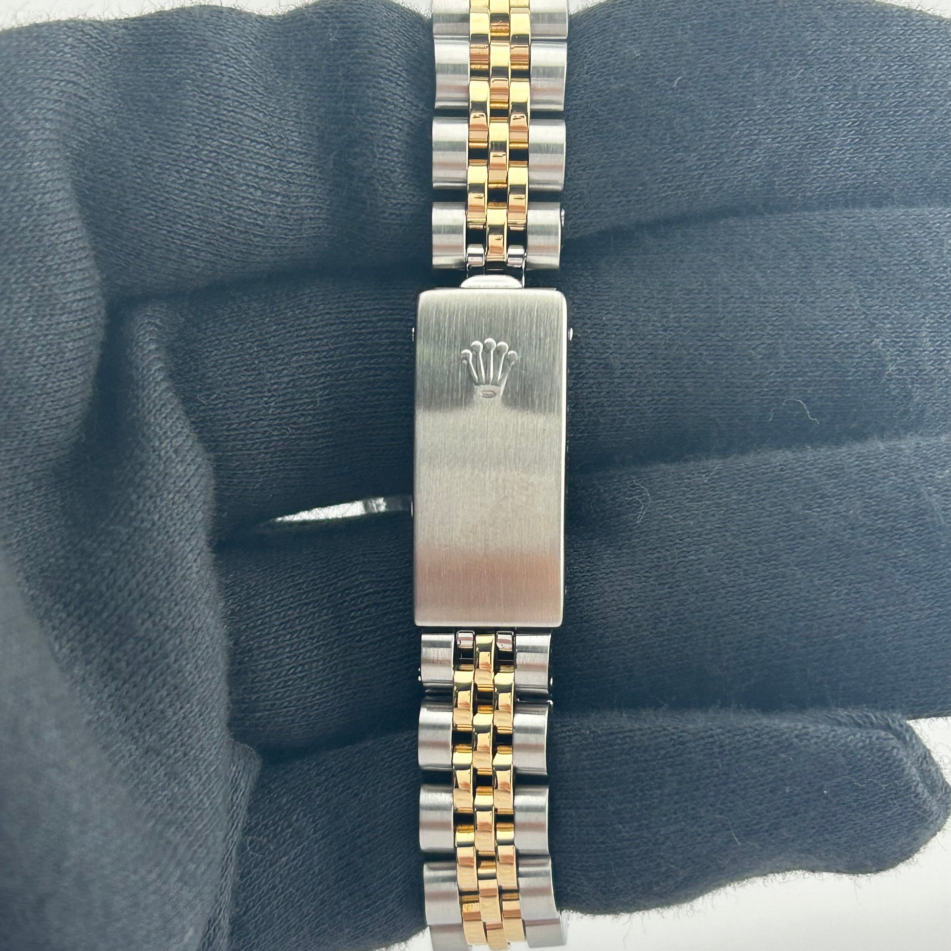 Rolex Datejust Lady Champagne Stick Dial on D Link Jubilee Bracelet Ref. 69173 1992 — view 3