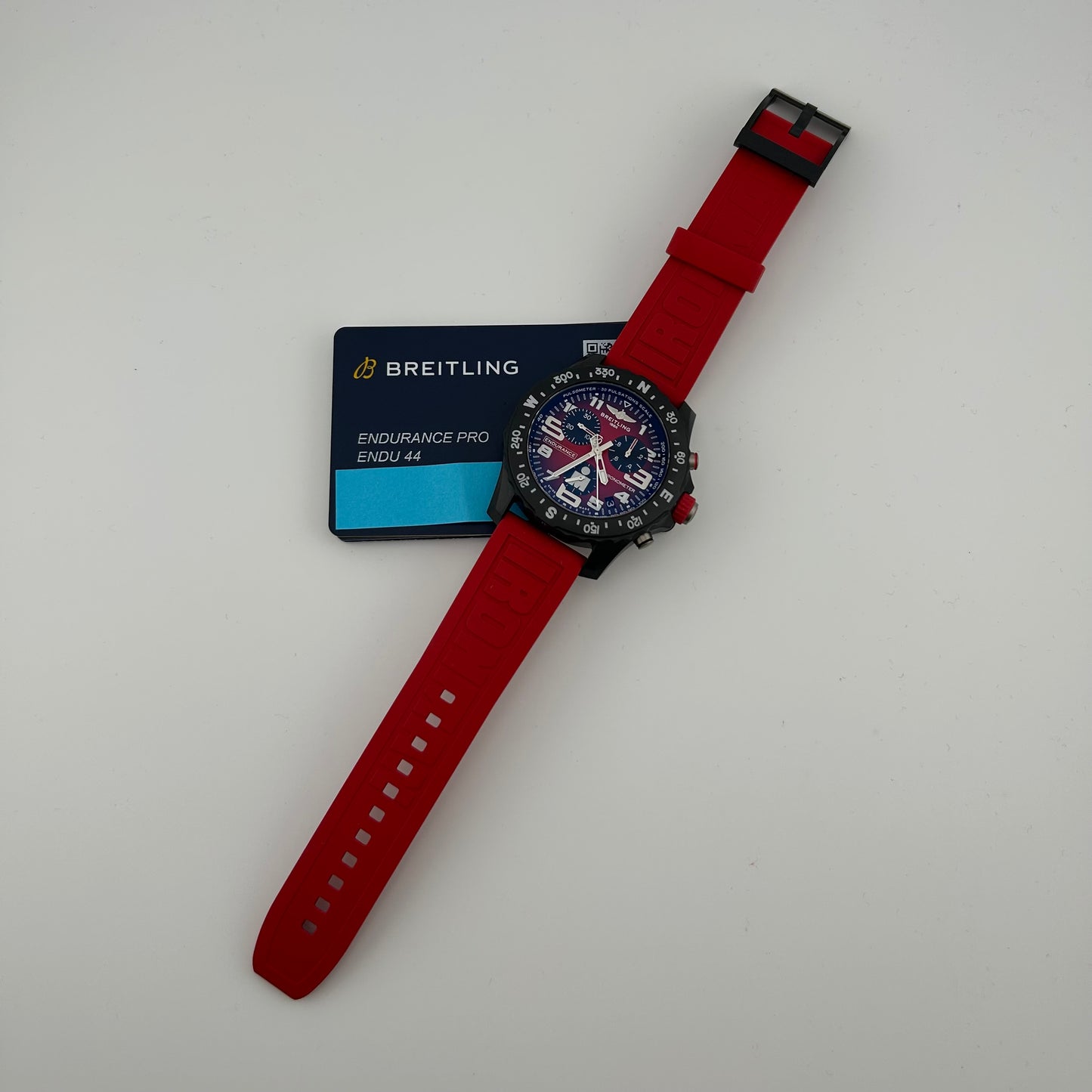 Breitling Endurance Pro Red Dial on Rubber Strap Ref. X823109A1K1S1 Card 2026 — view 6