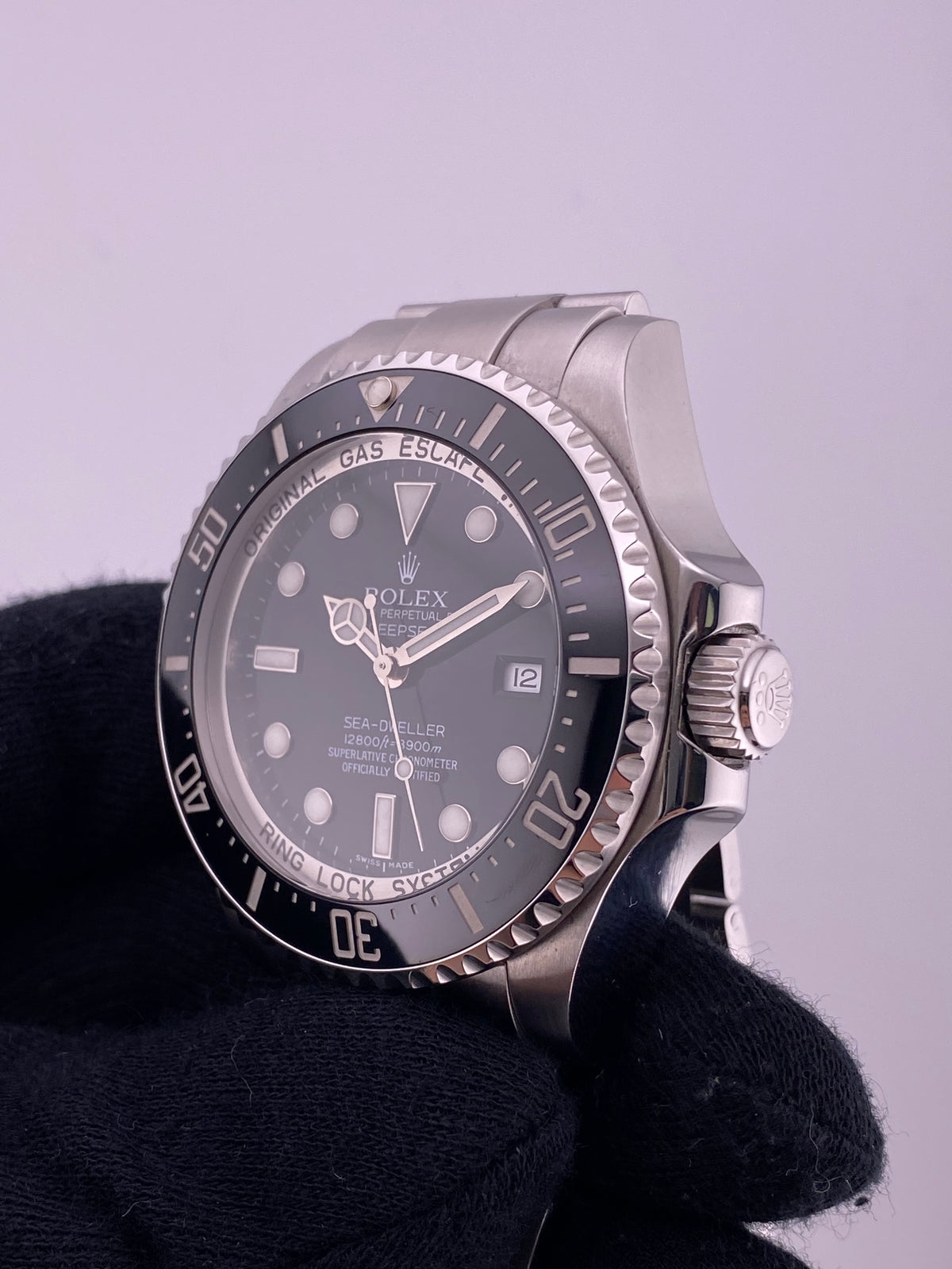 Rolex Sea-Dweller Deepsea Black Dial on Oyster Ref. 116660 Card 2008 — view 3