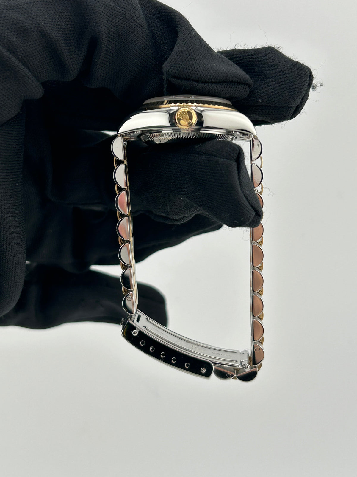 Rolex Datejust Lady White Roman Dial on 2 Tone Jubilee D Link Bracelet Ref. 79173 2002 — view 6