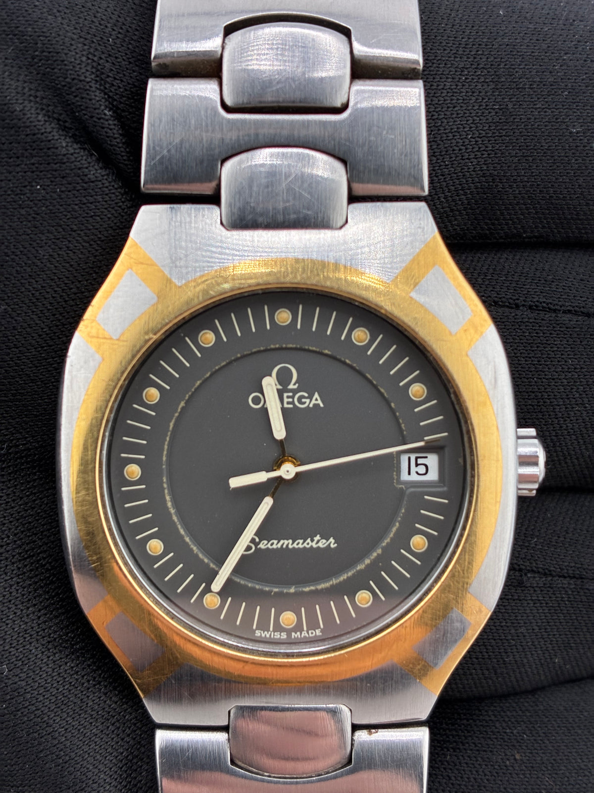 Omega Seamaster Polaris Grey Dial on Steel Bracelet Ref. 2510.4 — view 2