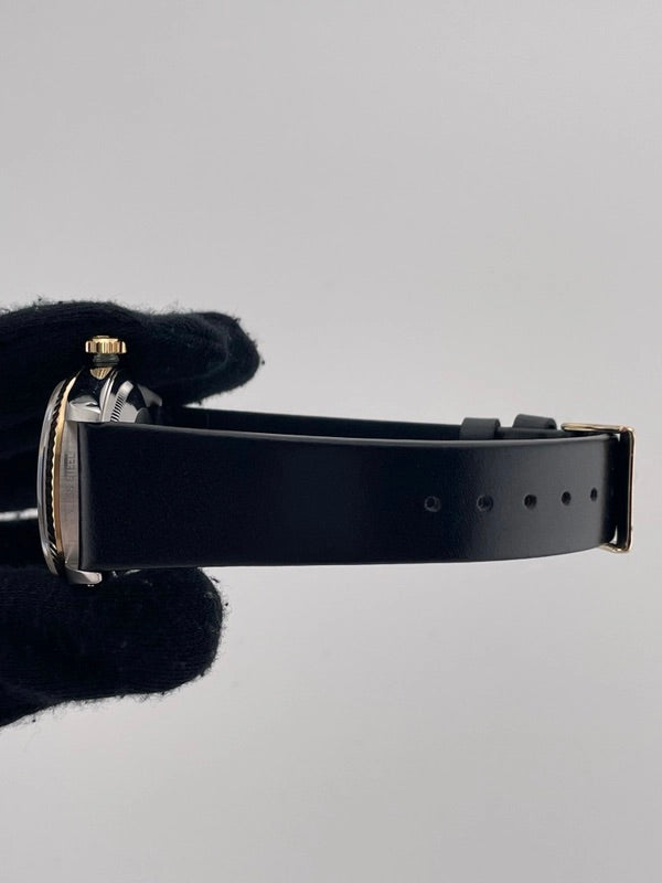 Rolex Datejust 36 Champagne Stick Dial on Generic Black Leather Strap Ref. 16233 1993 — view 5