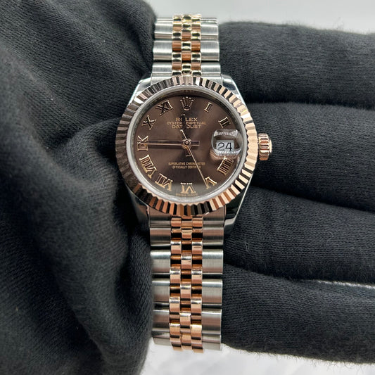 Rolex Datejust Lady Chocolate Roman Dial on Jubilee Ref. 279171 Card 2019 — view 2