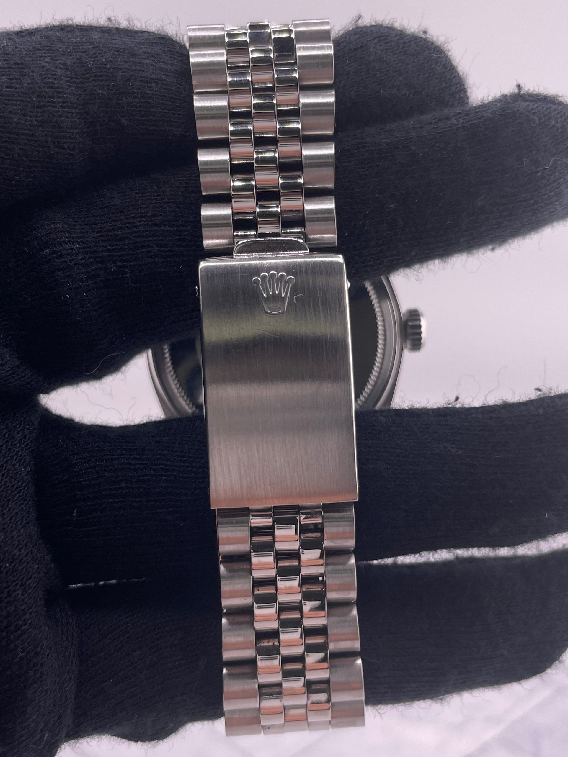 Rolex Datejust Silver Dial on D Link Jubilee Bracelet Ref. 16014 1979 — view 4