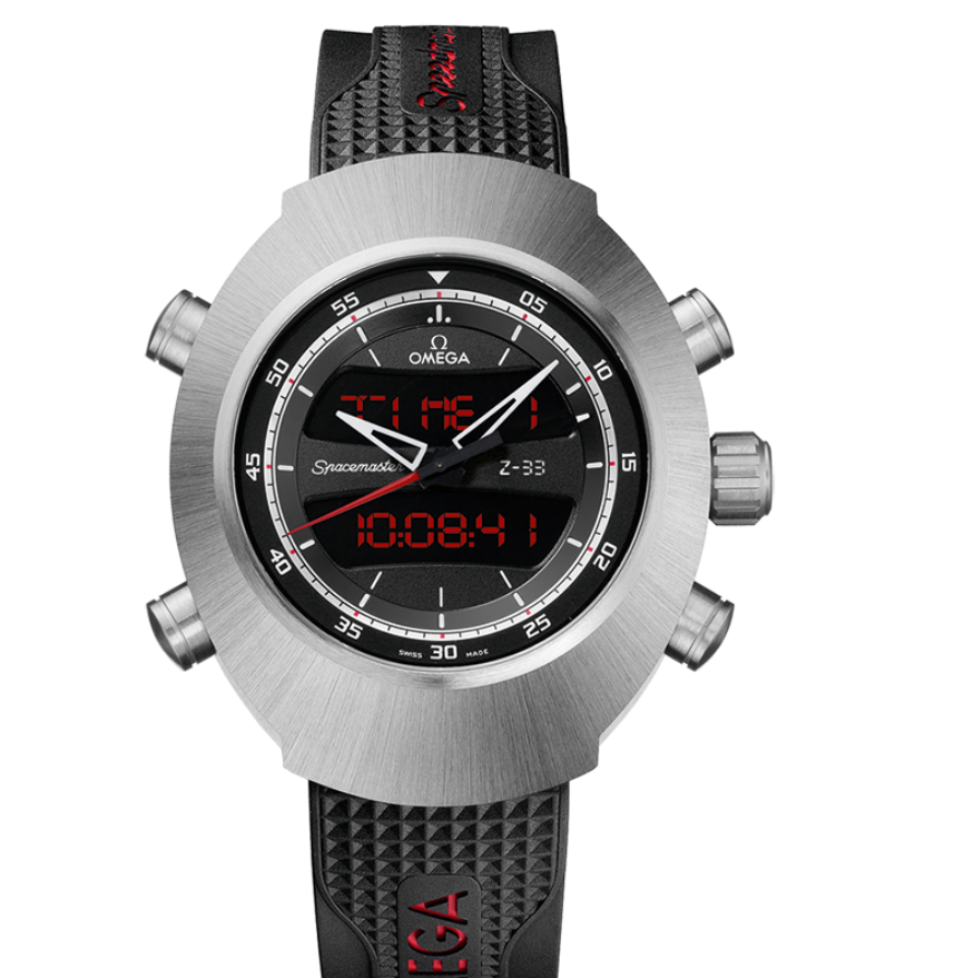 Omega Speedmaster Spacemaster Z‑33 Black Dial on Rubber Ref. 325.92.43.79.01.001 Complete 2026