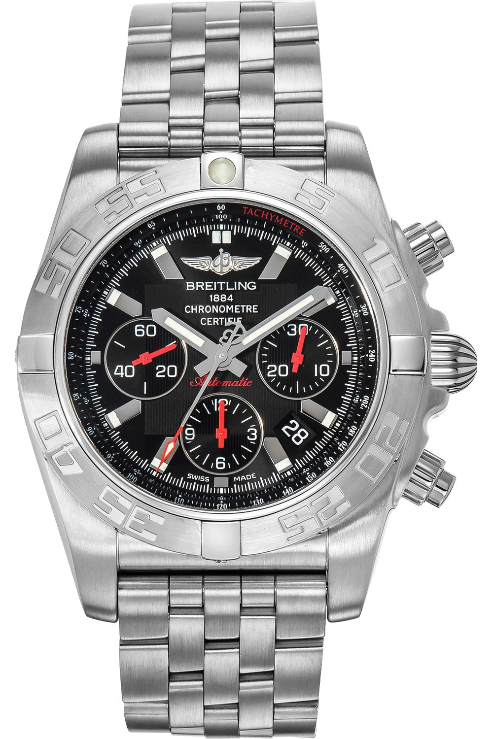 Breitling Chromomat 01 Black Dial Ref. AB0111 Papers 2011