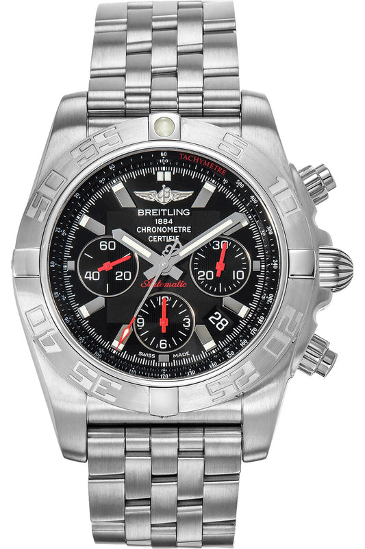 Breitling Chromomat 01 Black Dial Ref. AB0111 Papers 2011