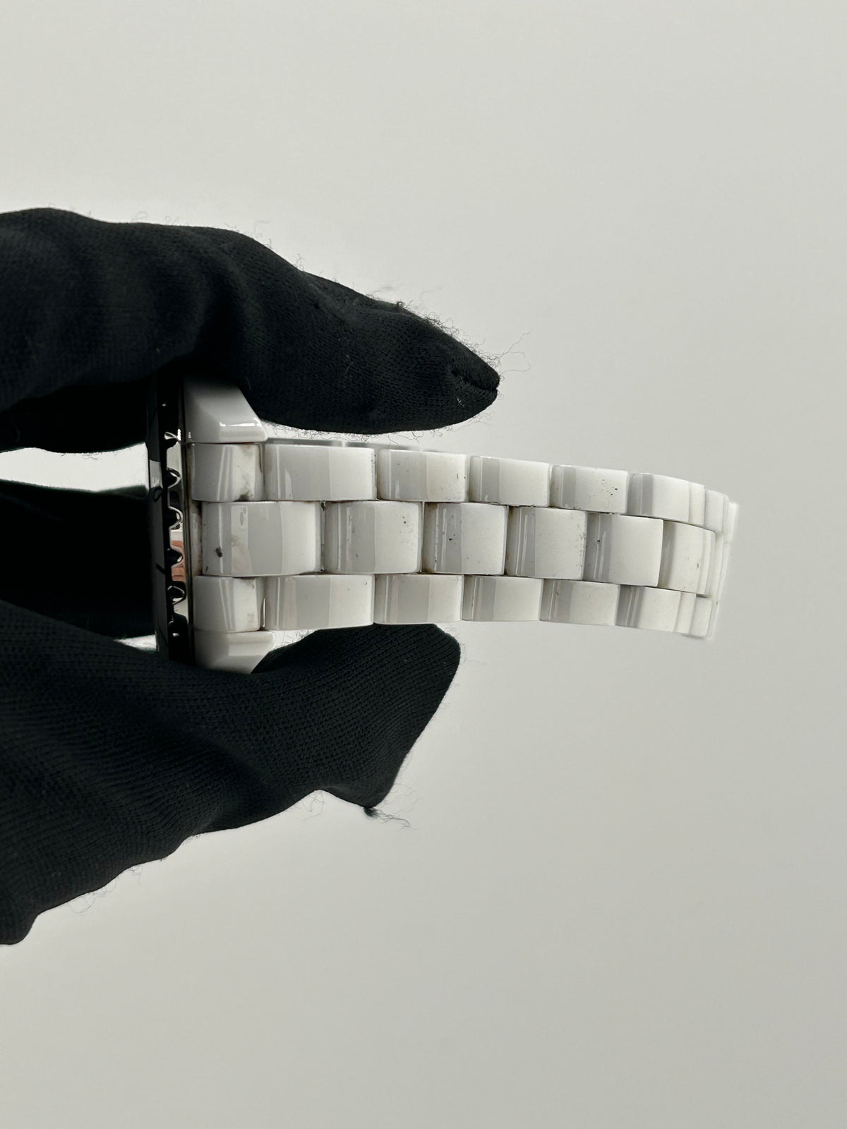 Chanel J12 Mirror White/Reflective Dial on Ceramic And Steel Bracelet Ref. H4862 Complete 2016 — view 4