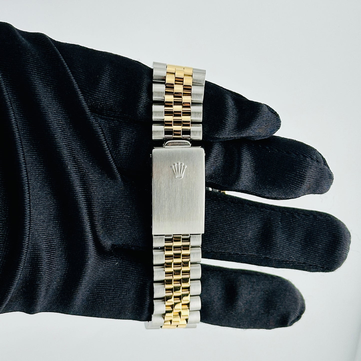 Rolex Datejust Champagne Stick Dial on D Link Jubilee Ref. 16233 Papers 1991 — view 2
