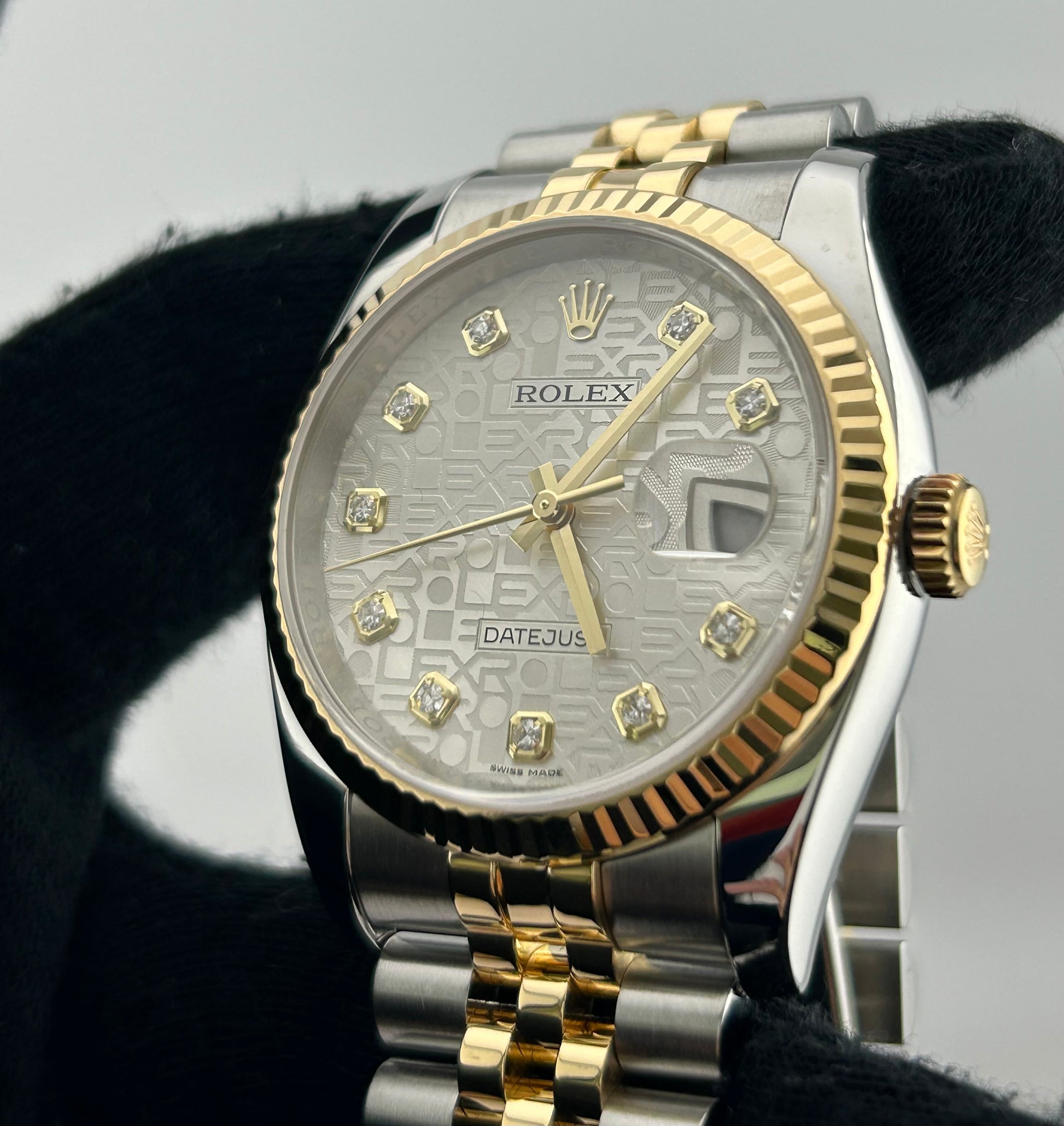 Rolex Datejust Anniversary Diamond Dial Dial on D Link Jubilee Ref. 116233 Card 2018 — view 3