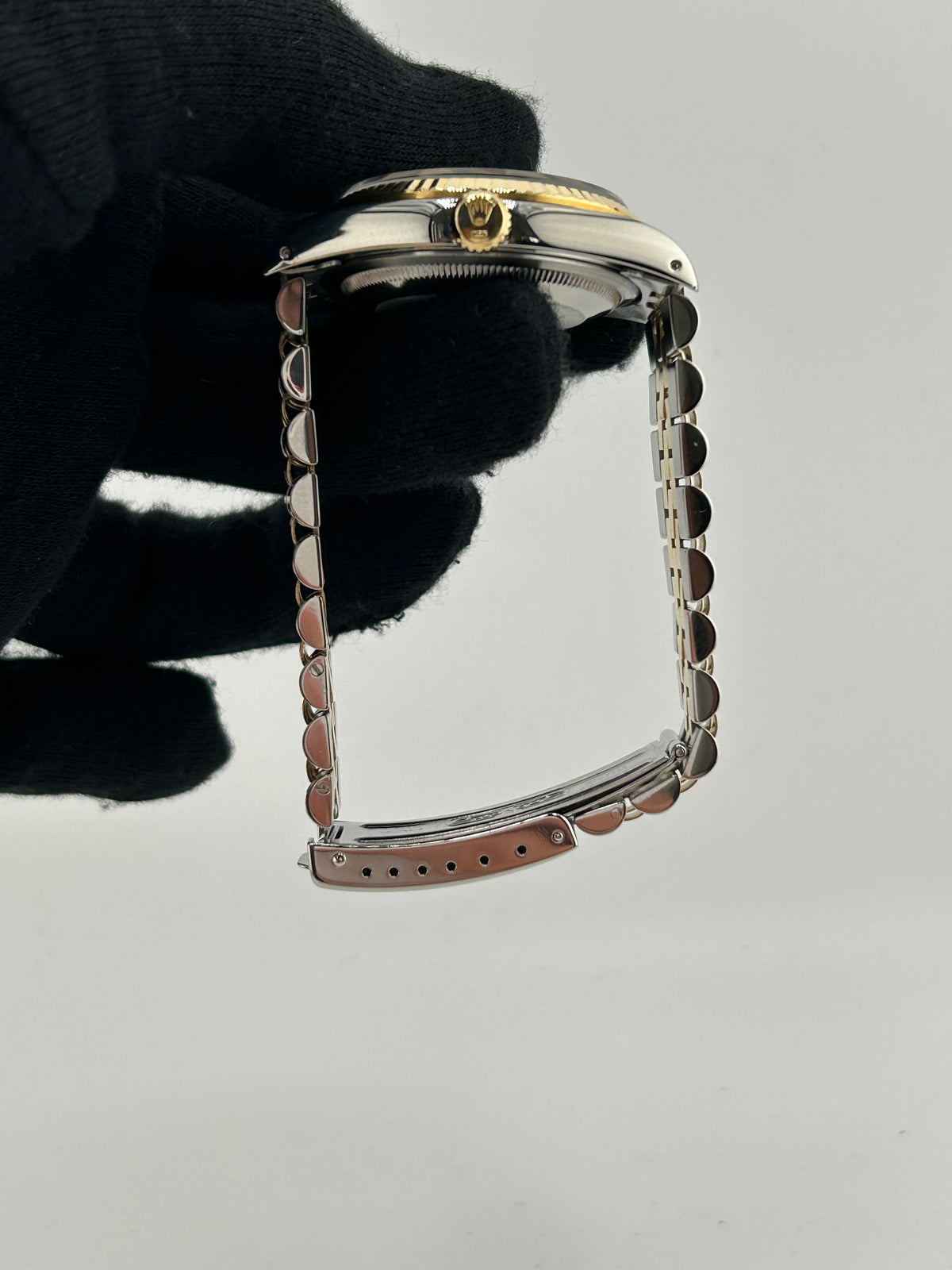 Rolex Datejust 36 Champagne Stick Dial on 2 Tone D Link Jubilee Bracelet Ref. 16233 1990 — view 5