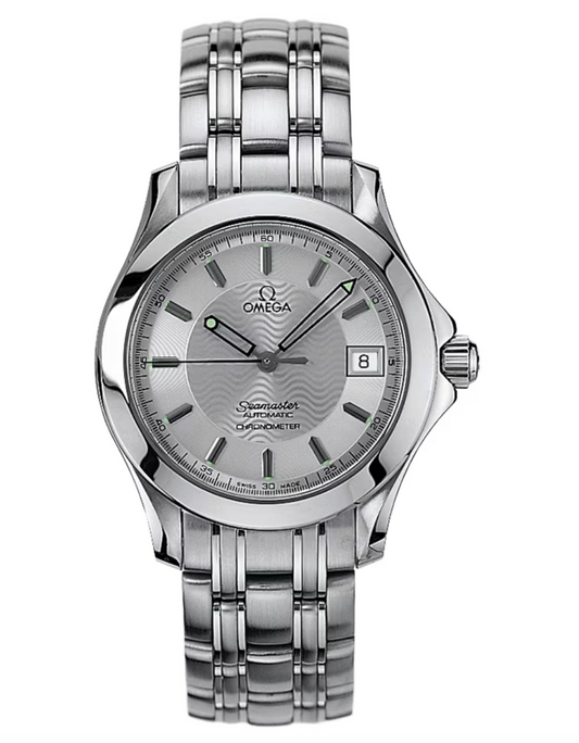 Omega Seamaster Silver Dial on Stainless Steel Bracelet Ref. 2501.31 Card 1996