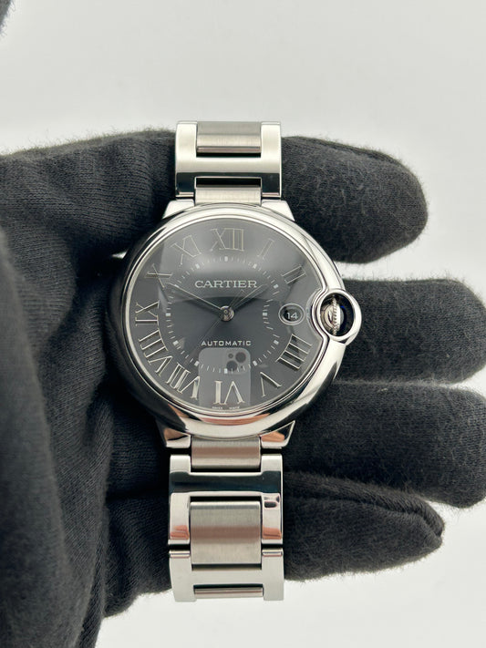 Cartier Ballon Bleu de Cartier Gray Roman Numerals Dial on Stainless Steel Bracelet Ref. WSBB0060 Card 2023 — view 2