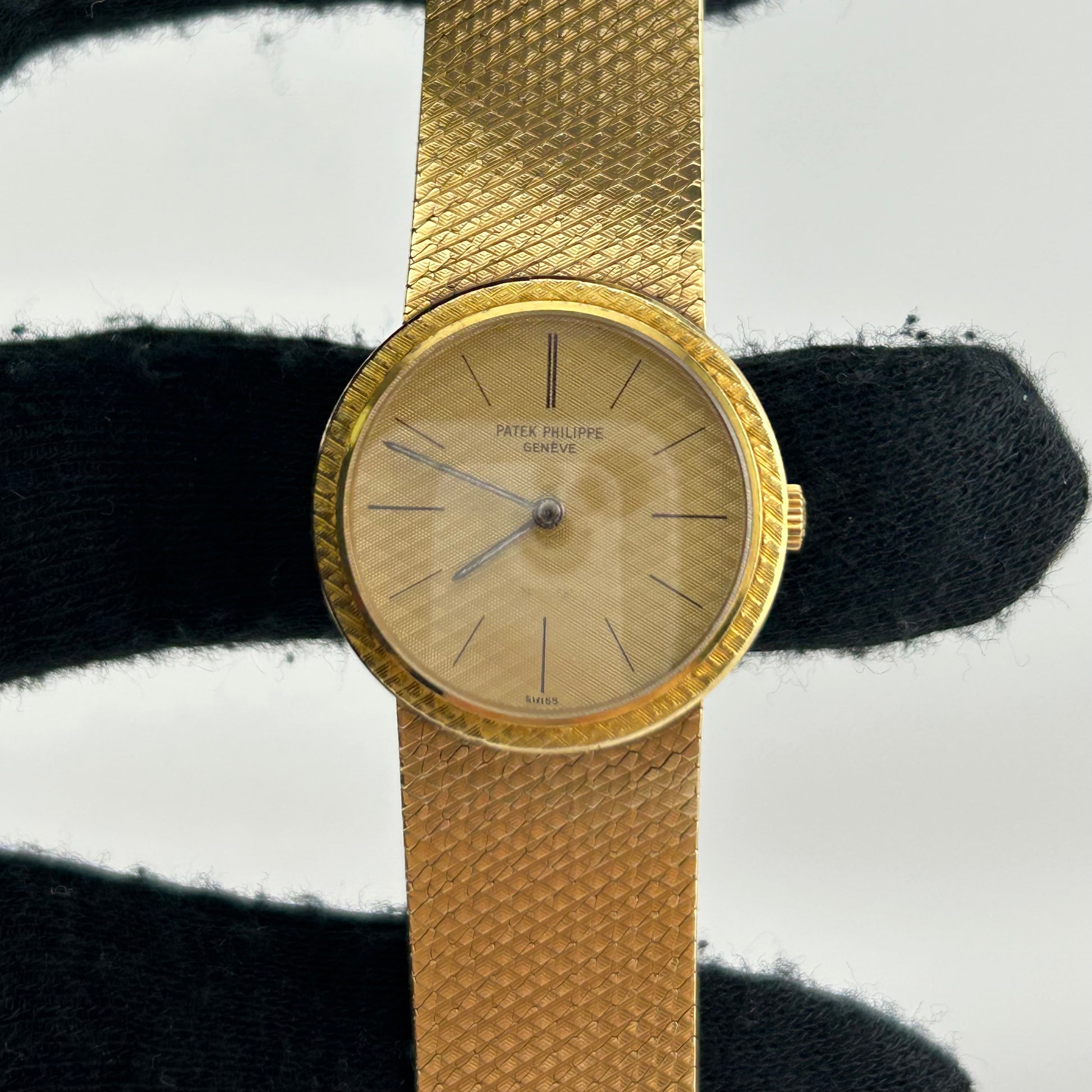 Patek Philippe Calatrava Gold Dial on Mesh Ref. 3338