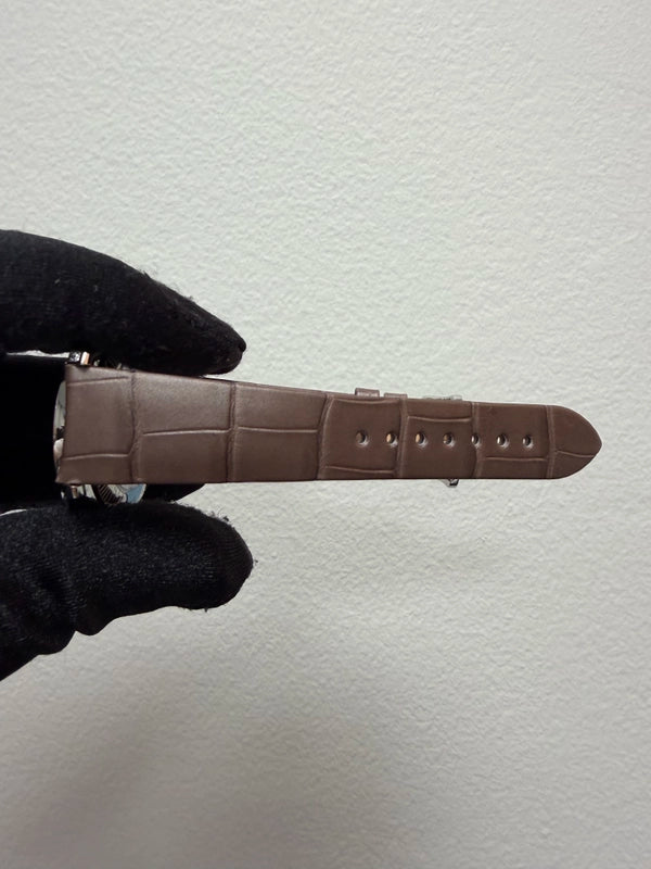 Omega De Ville Trésor Taupe Brown Dial on Taupe Brown Leather Ref 428.18.39.60.13.001 with Card