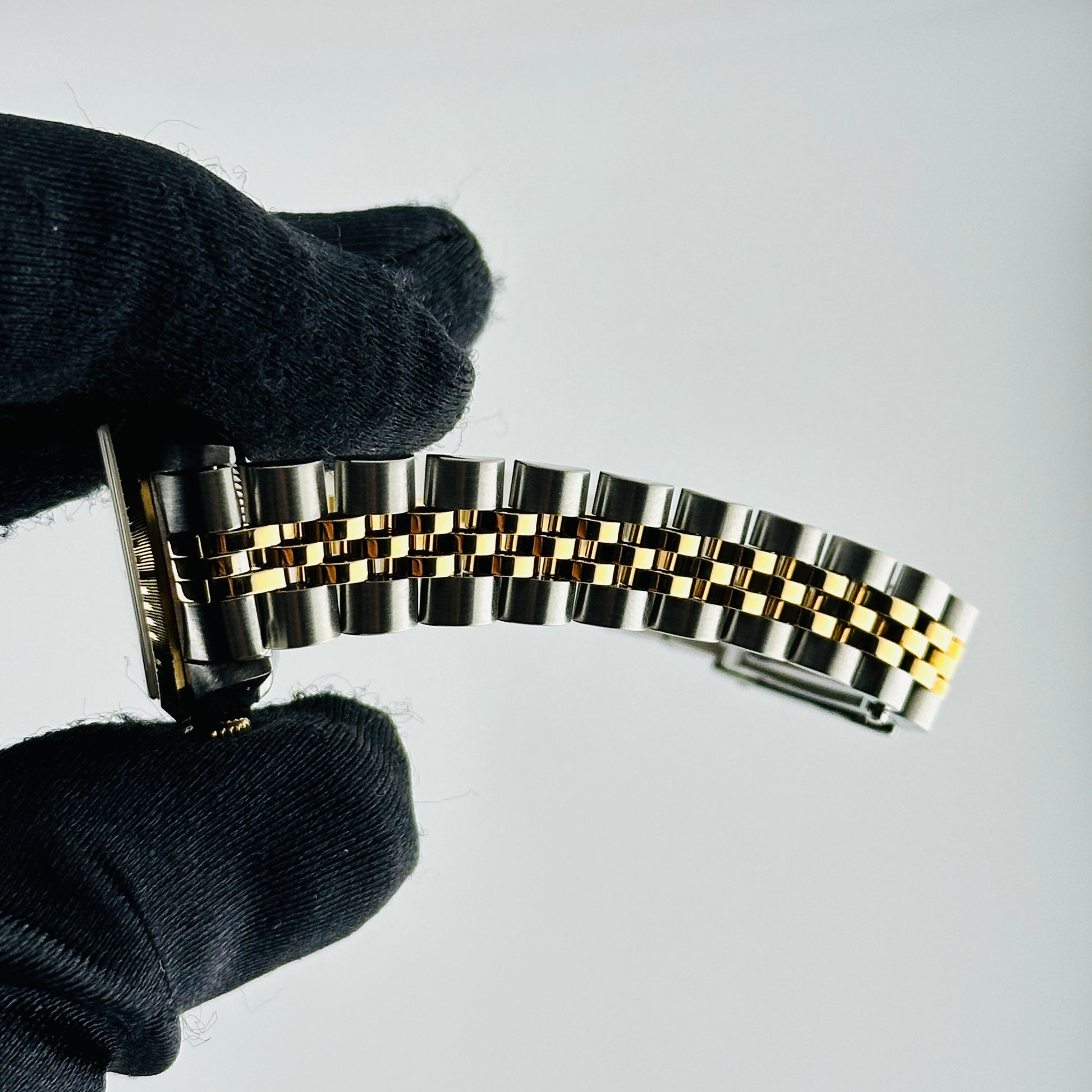 Rolex Datejust Lady Black Stick Dial on D Link Jubilee Ref. 76243 1999 — view 5