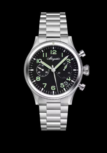 Breguet Type XXI Grey Dial on Stainless Steel Ref. 3810