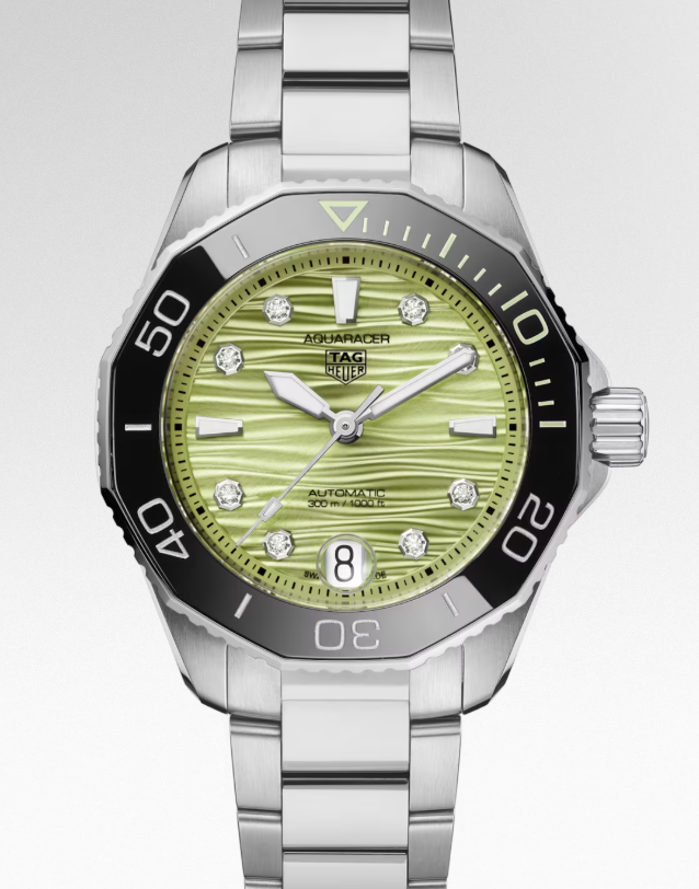 Tag Heuer Aquaracer Professional 300 Date Green Dial on Stainless Steel Bracelet Ref. WBP231L.BA0618 Complete 2026