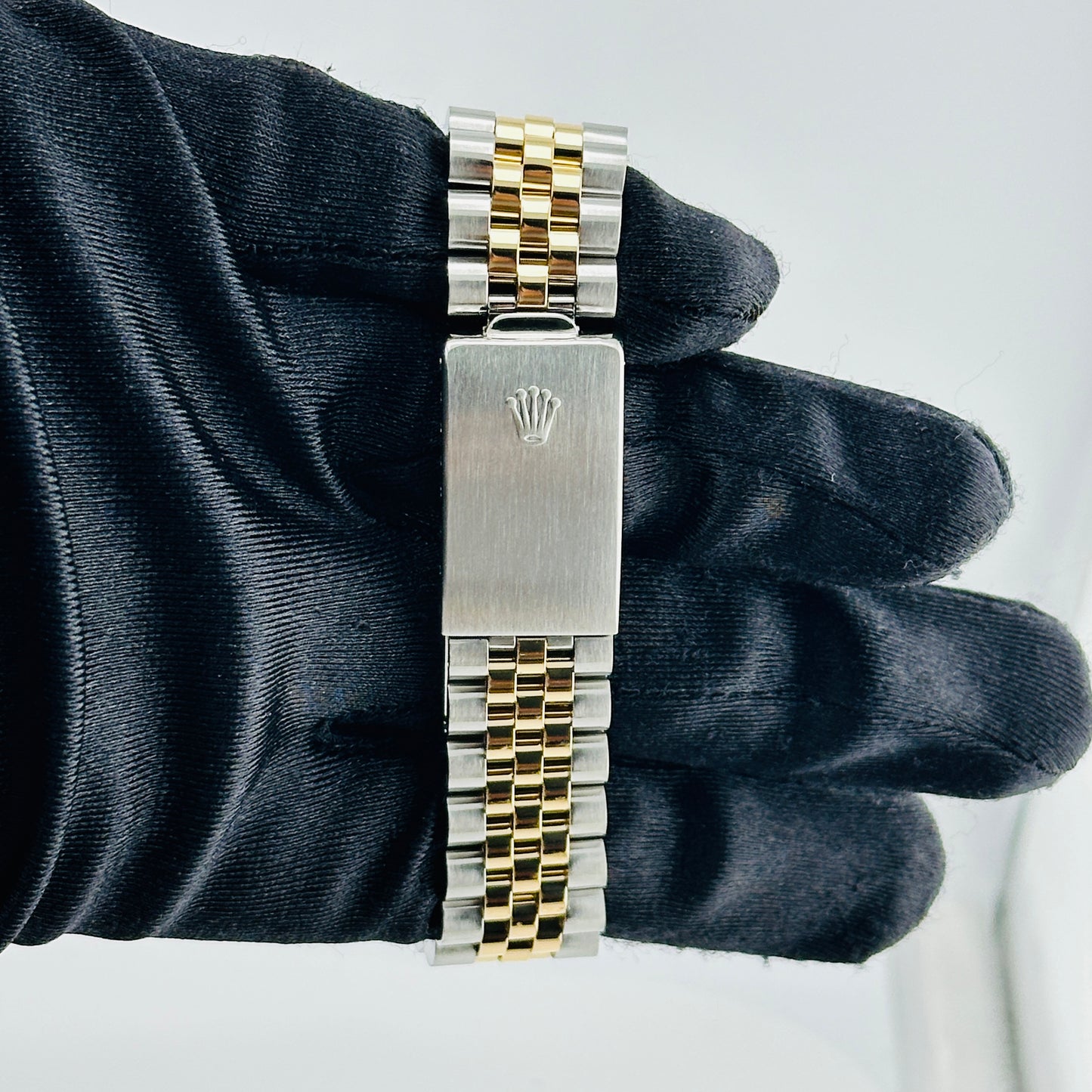 Rolex Datejust Champagne Stick Dial on D Link Jubilee Bracelet Ref. 16013 1986 — view 4