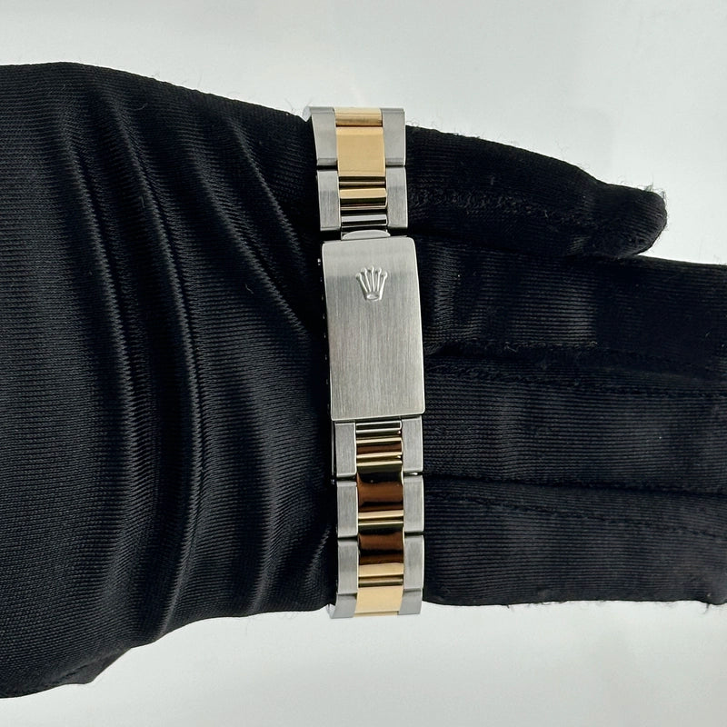 Rolex Oyster Perpetual White Roman Dial on Oyster Ref 14233 with Papers 1998