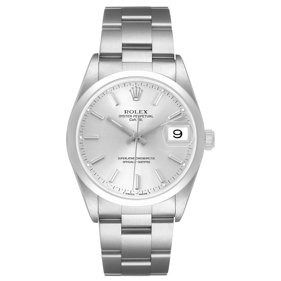 Rolex Oyster Perpetual Silver Stick / Has Fading Dial on Oyster Bracelet Ref. 15200 1994
