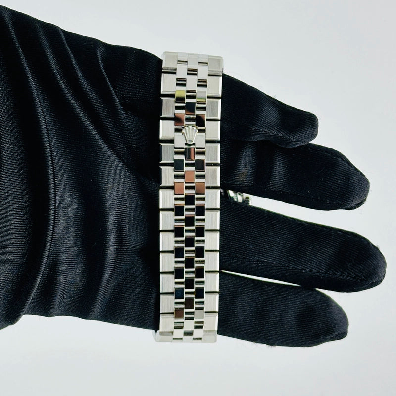 Rolex Land-Dweller White Honeycomb Dial on Flat Jubilee Ref 127334 with New Style Card Green 2026