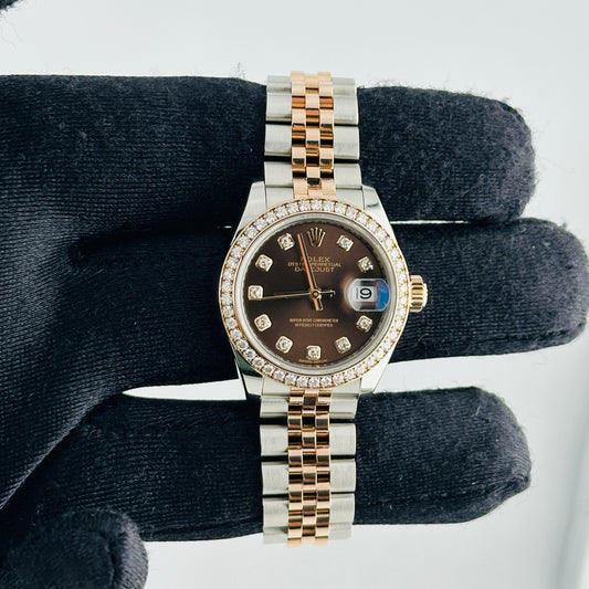 Rolex Datejust Lady Chocolate Diamond Dial on Jubilee Ref. 279381RBR Card 2018 — view 2