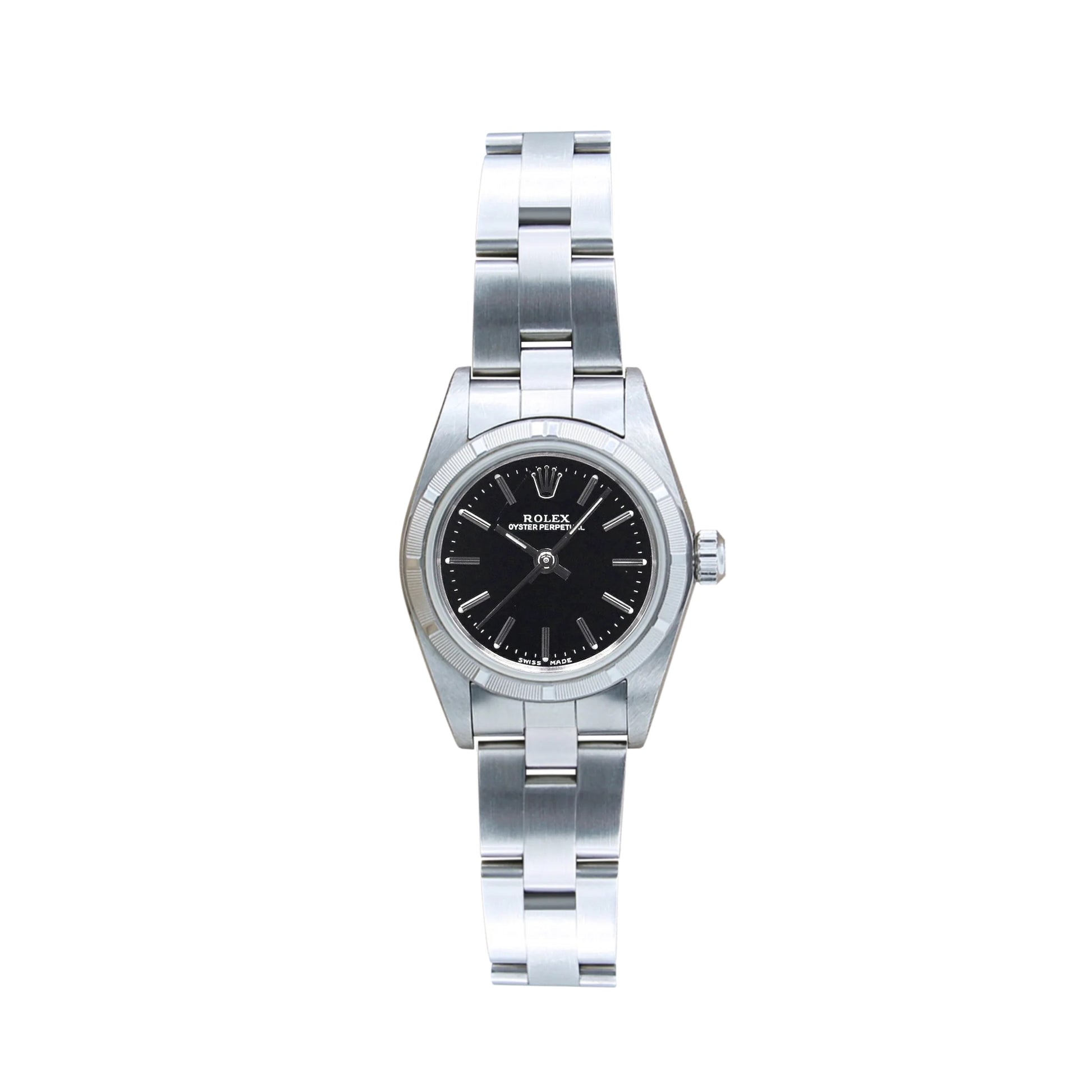 Rolex Oyster Perpetual Black Dial on Oyster Ref. 76030 Papers 2001