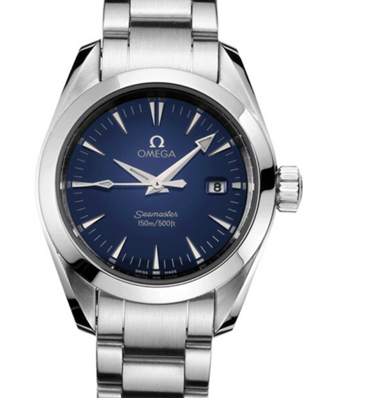 Omega Seamaster Date Blue Dial on Stainless Steel Bracelet Ref. 2577.80.00 Card 2006
