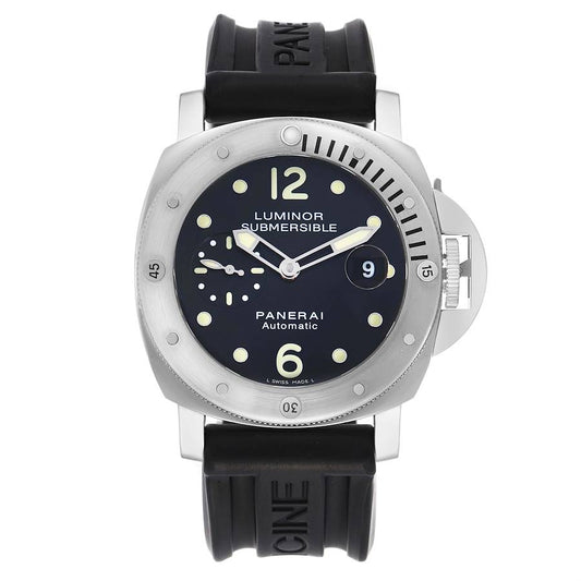Panerai Luminor Submersible Black Dial on Rubber Strap Ref. PAM00024/OP6628 Card 2005