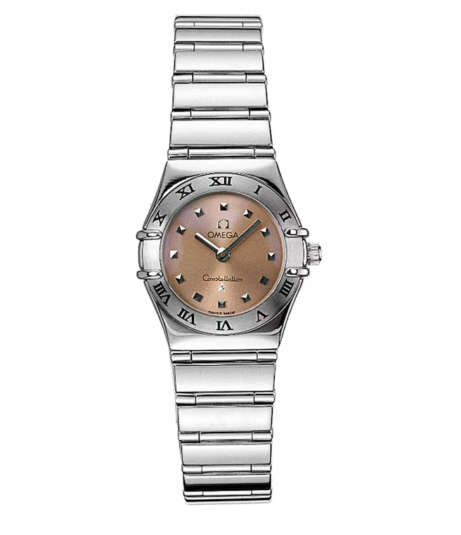 Omega Constellation Salmon Pink Dial on Stainless Steel Bracelet Ref. 1561.61.00 Card 2002