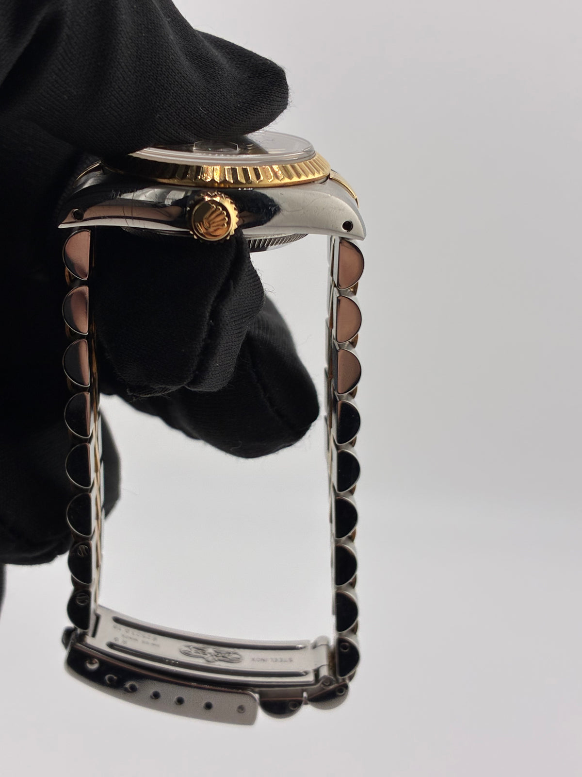 Rolex Datejust Lady Champagne Stick Dial on Jubilee Ref. 69173 1991 — view 5
