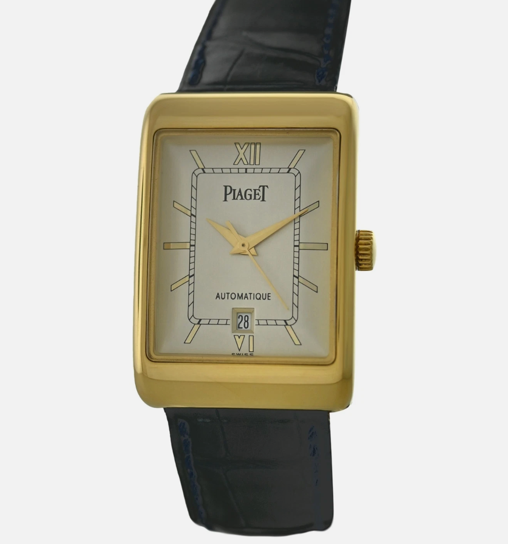 Piaget Protocole 18952 Silver Dial on Leather Band Ref. 18952