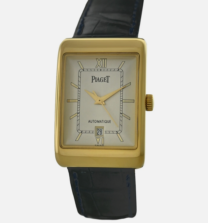 Piaget Protocole 18952 Silver Dial on Leather Band Ref. 18952