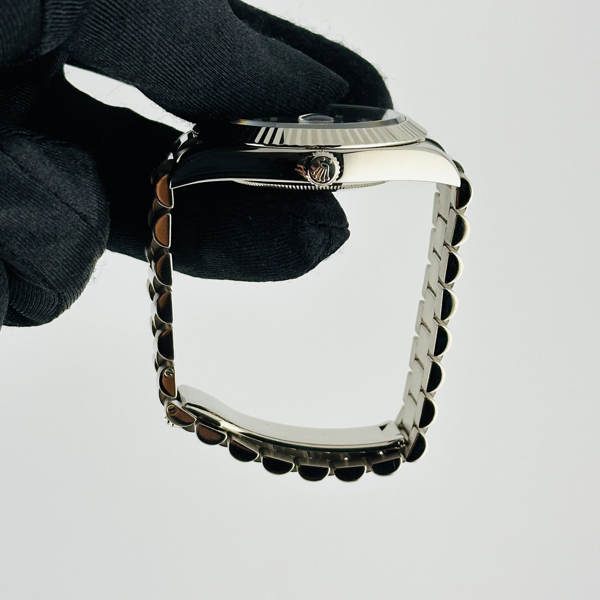 Rolex Day-Date Black Diamond Dial on President Ref. 218239 Card 2010 — view 6