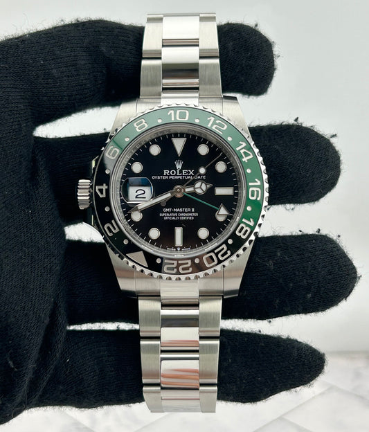 Rolex GMT-Master II "Sprite" Black Dial on Oyster Ref. 126720VTNR Card 2026 — view 2