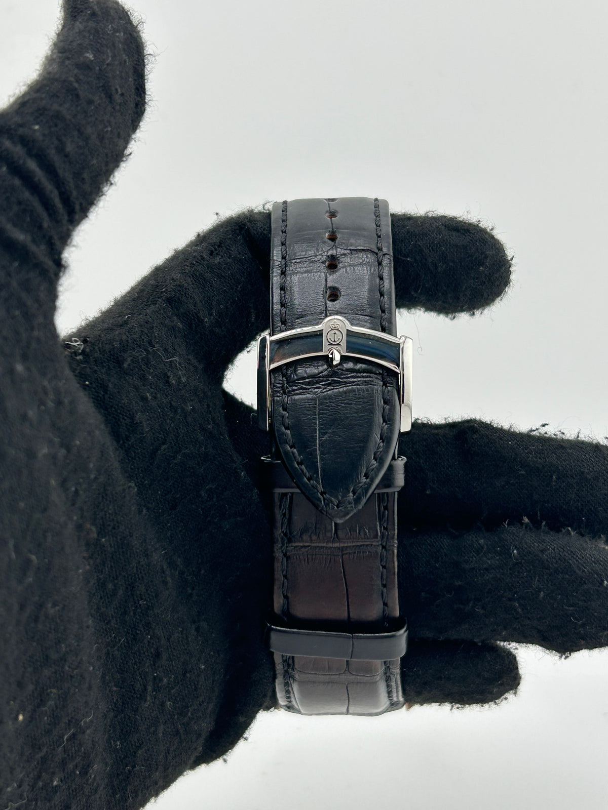 Arnold & Son Time Pyramid Skeleton Dial on Black Leather Strap Ref. 1TPAS.S01A.C124S Complete — view 4
