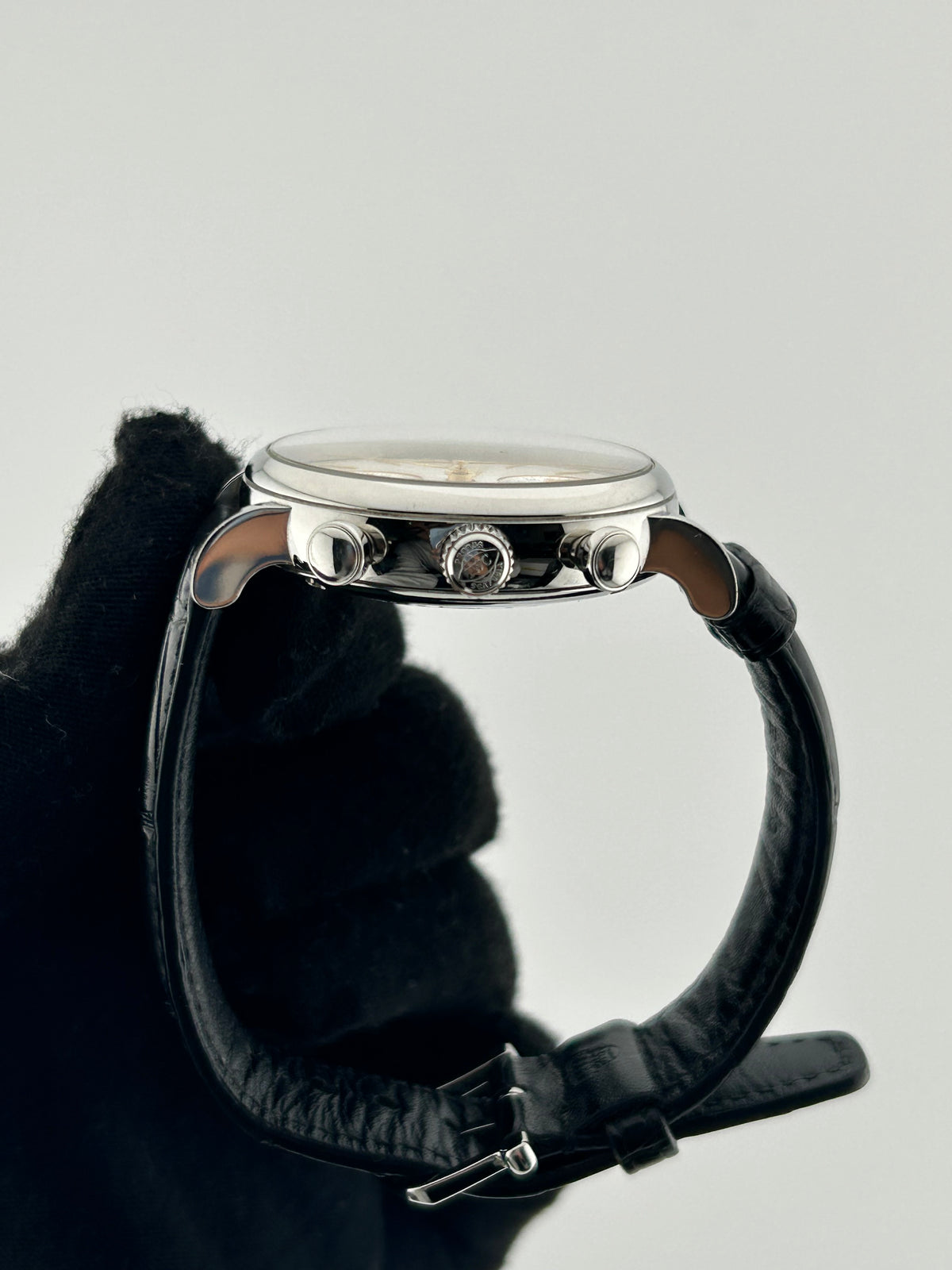 Iwc Portofino Chronograph 39 Silver Dial on Leather Strap Ref. IW391406 Complete 2023 — view 5