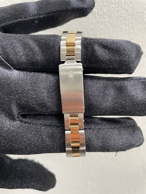 Rolex Datejust Gold Arabic Dial on Oyster Ref 69173 with Papers 1987