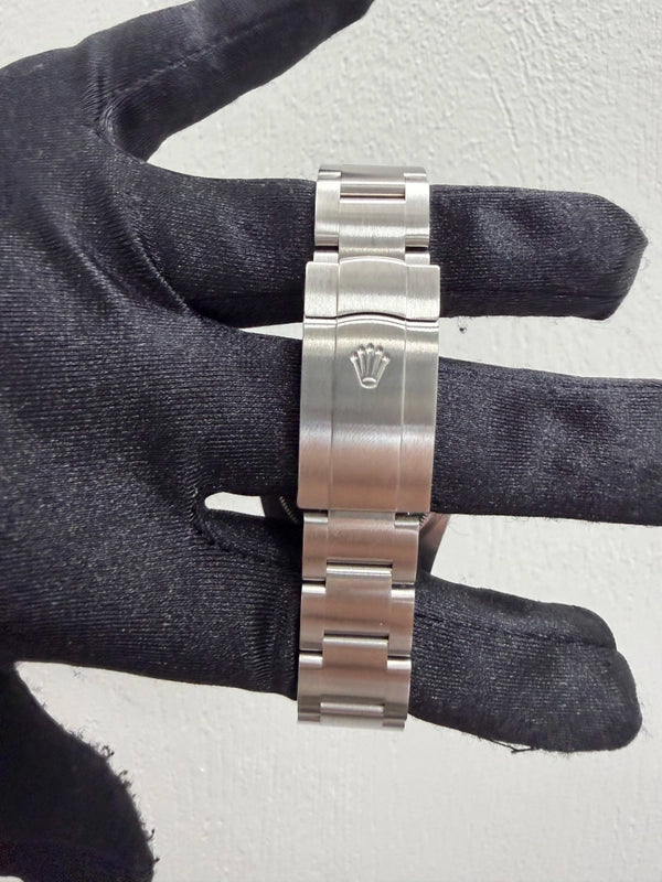 Rolex Oyster Perpetual Silver Dial on Oyster Ref 116000 with New Style Card White 2020