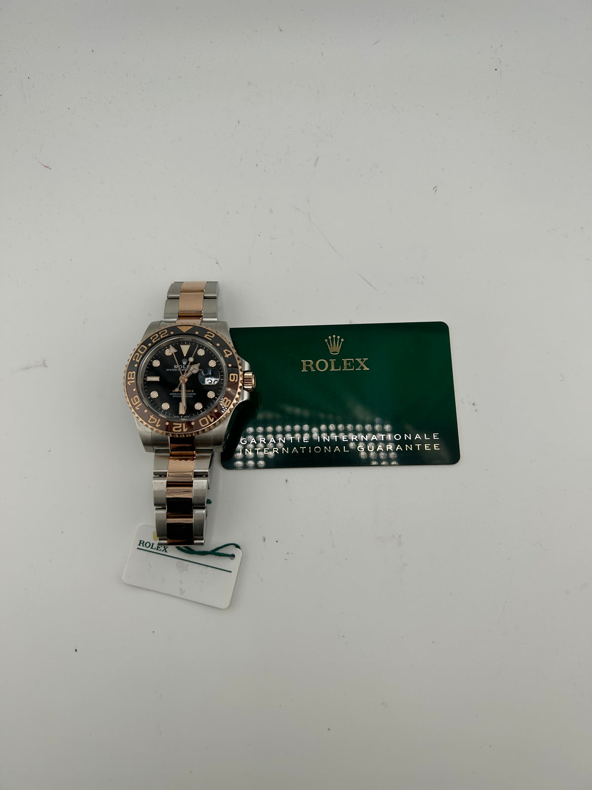 Rolex GMT-Master II "Root Beer" Black Dial on Oyster Bracelet Ref. 126711CHNR Card 2022 — view 7