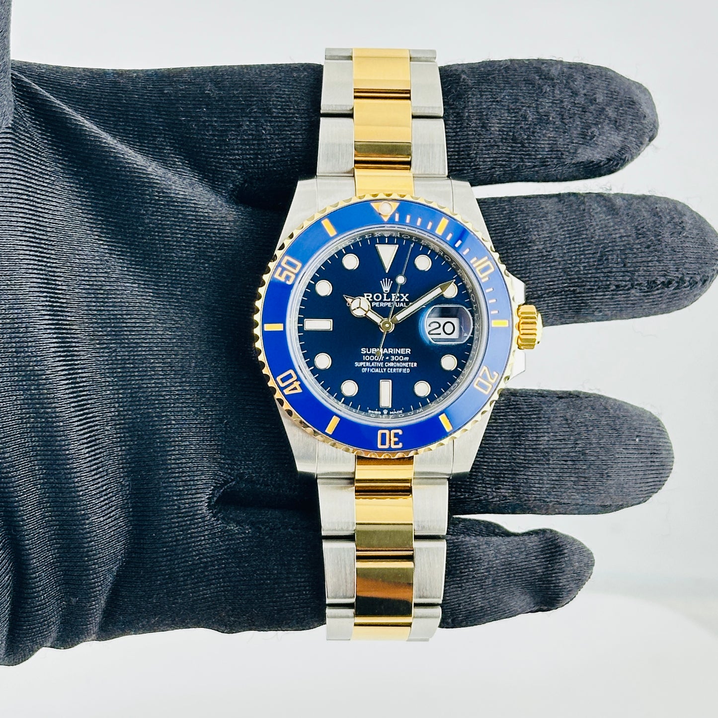 Rolex Submariner Blue Dial on Oyster Bracelet Ref. 126613LB Card 2024 — view 2