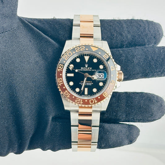 Rolex GMT-Master II "Root Beer" Black Dial on Oyster Bracelet Ref. 126711CHNR Card 2019 — view 2